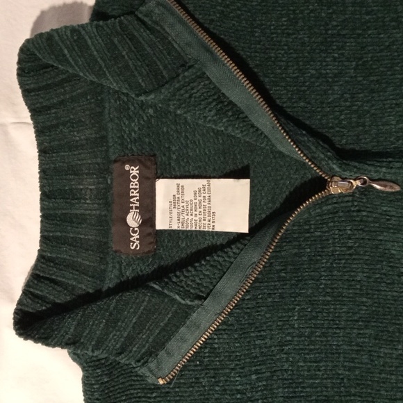 Green Sweater, Smooth Knit - Picture 3 of 5